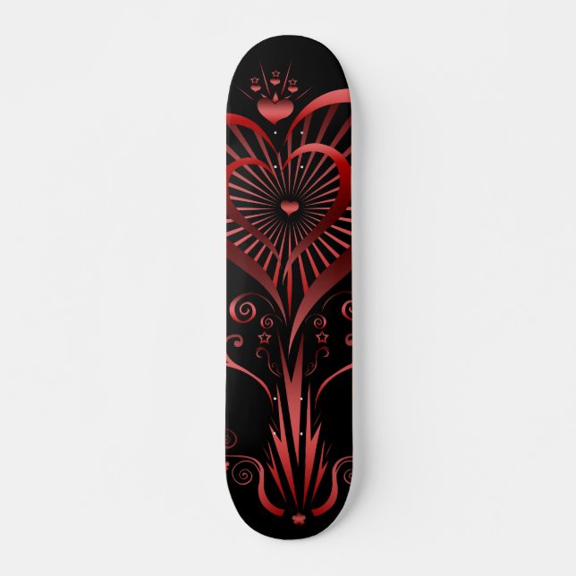 Heart Flower Skateboard (Front)