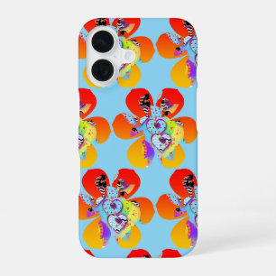 Heart Flowers iPhone 16 Case