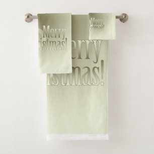 Heart for Christmas Bath Towel Set