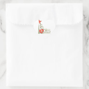 Heart for Christmas Sticker