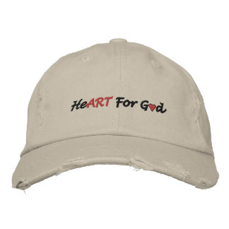 HeART For God Embroidered Hat