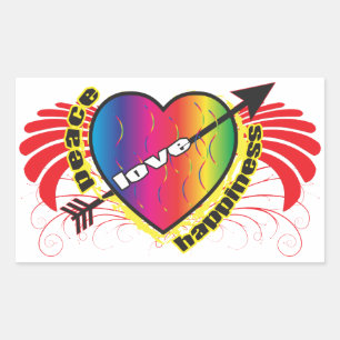 Heart for Peace Sticker
