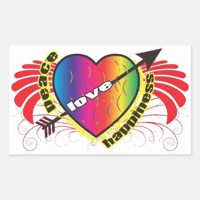 Heart for Peace Sticker (Front)