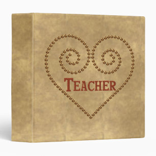 Heart For Teacher Binder