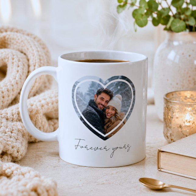 Heart Frame Custom Photo  Coffee Mug (Creator Uploaded)