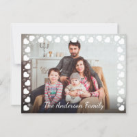 Heart Frame Family Photo Keepsake