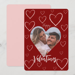 Heart  Frame Happy Valentines Day  Gift Card