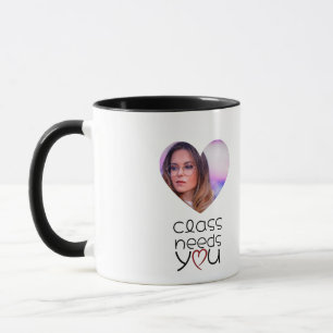 Heart Frame Teacher Appreciation Mug