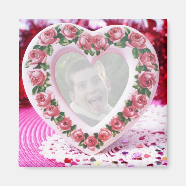 Heart Frame Template Magnet (Front)