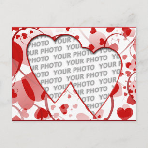 Heart Frames 2 + your photo Postcard