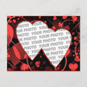 Heart Frames 3 + your photo Postcard