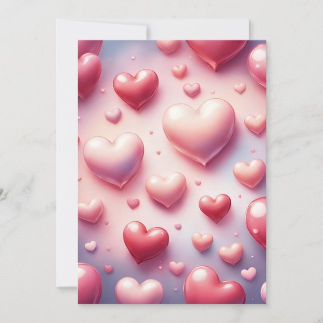 Heart Frenzy Invitation (Front)