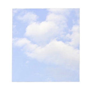 Heart from clouds Notepad