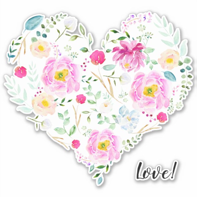 Heart Full of Flowers (Front)