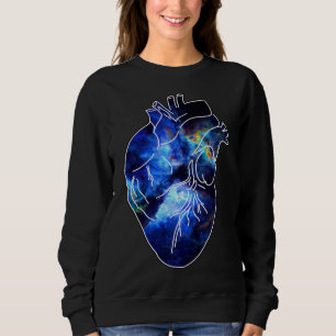 Heart Full of Infinity Space Anatomy Sweatshirt