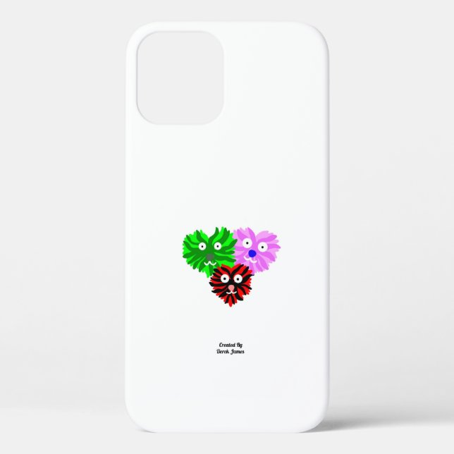 Heart Fuzzies Apple iPhone 12 Pro Case (Back)