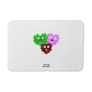 Heart Fuzzies Medium Bath Mat