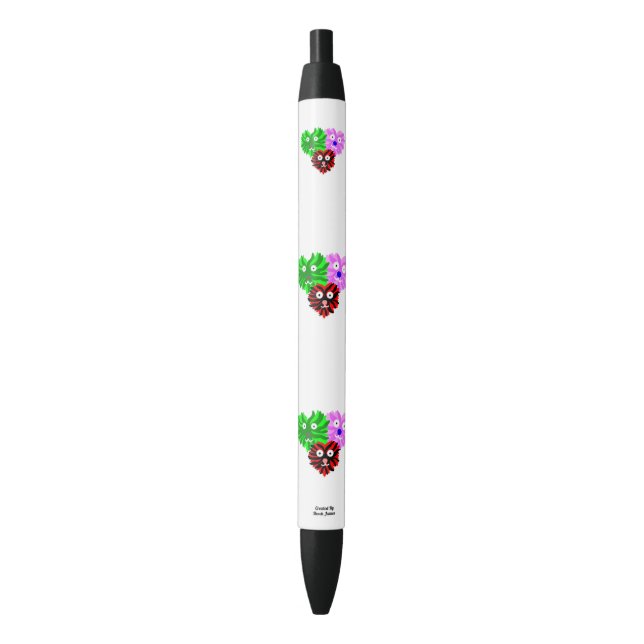 Heart Fuzzies Pen (Front Vertical)