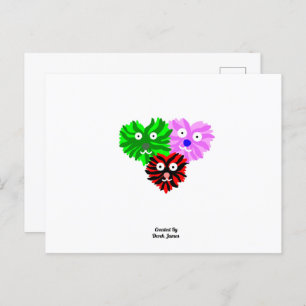 Heart Fuzzies Postcard