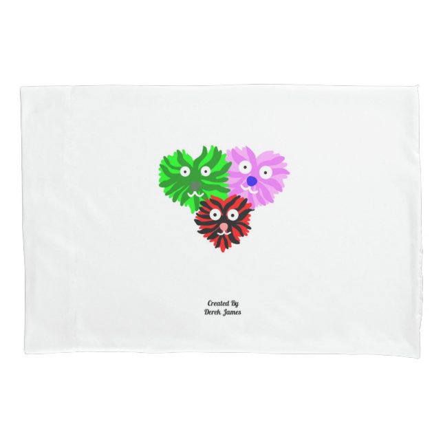 Heart Fuzzies Standard Pillowcase (Front)