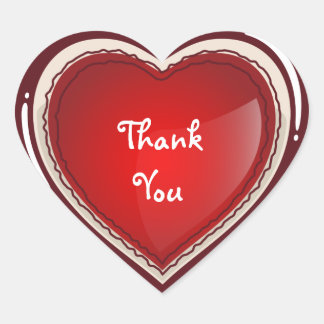 Heart Gift Tag Sticker
