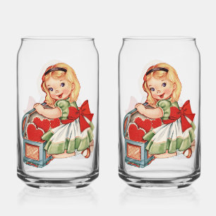 Heart Girl Enfant Retro Enfants mignons