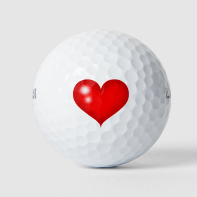 Heart Golf Balls (Front)