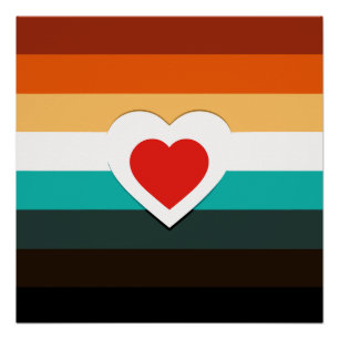 Heart Gradient Poster