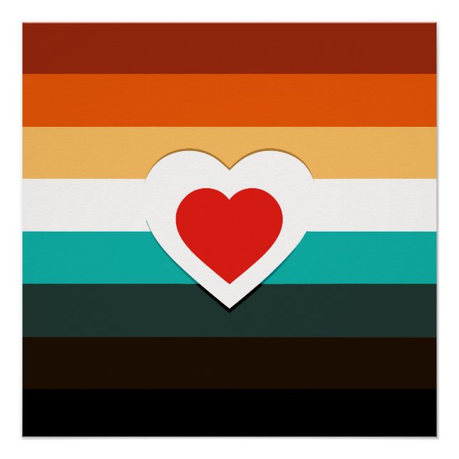 Heart Gradient Poster (Front)