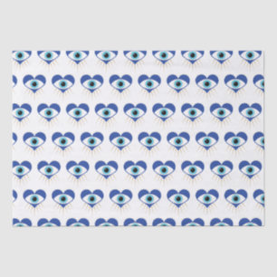 Heart Greek Evil Eye Tissue Paper
