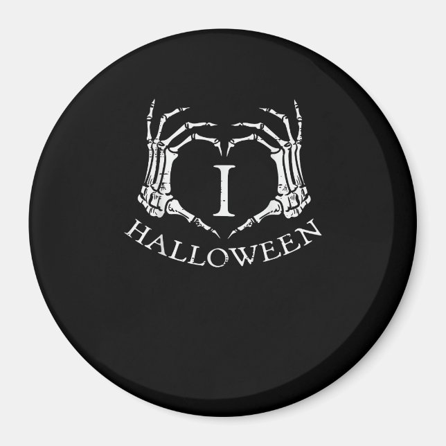 Heart Halloween Skeleton Hand Costume Men Women Ki Magnet (Front)