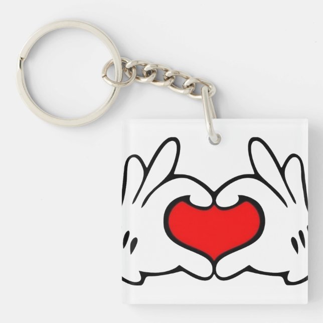 Heart Hand  Keychain (Front)