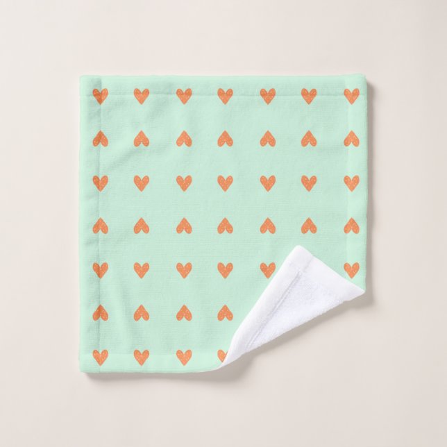 Heart hand towel (Wash Cloth)