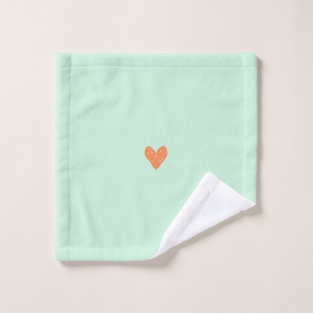 Heart hand towel (Wash Cloth)