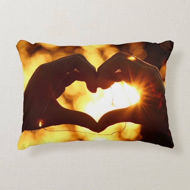 HEART HANDS ACCENT PILLOW (Front)