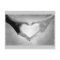 Heart Hands B&W Photo