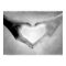 Heart Hands B&W Photo