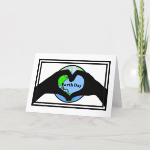 Heart Hands Earth Day Card