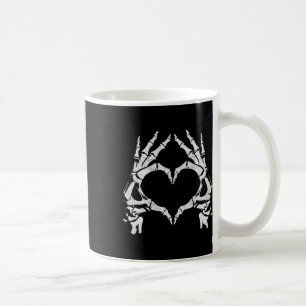 Heart Hands - Halloween - Skeleton Hands Heart Sig Coffee Mug