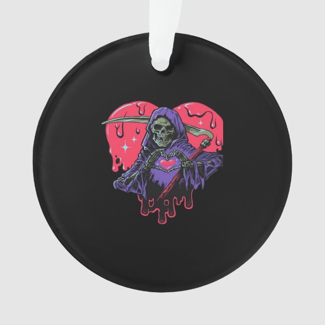 Heart Hands Reaper Classic Look Ornament (Front)