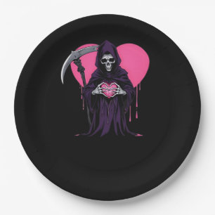 Heart Hands Reaper Classic Look Paper Plate