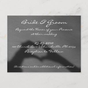 Heart Hands Wedding Invitations