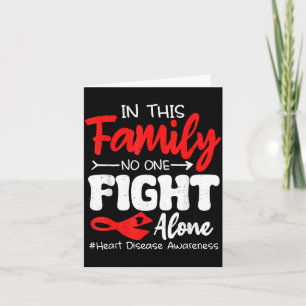 Heart Health Heart Disease Awareness Chd Family Su Card