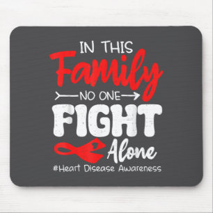 Heart Health Heart Disease Awareness Chd Family Su Mouse Pad