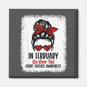 Heart Health Heart Disease Awareness Heartbeat Chd Magnet