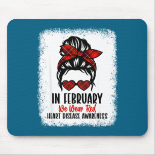 Heart Health Heart Disease Awareness Heartbeat Chd Mouse Pad