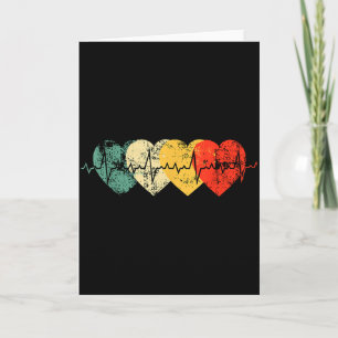 Heart Health Heart Disease Awareness Heartbeat Men Card