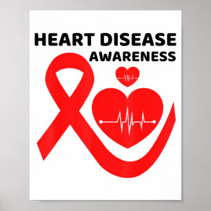 Heart Health Heart Disease Awareness  Poster