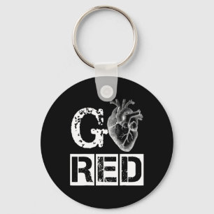 Heart Health Month February American Heart Health Keychain