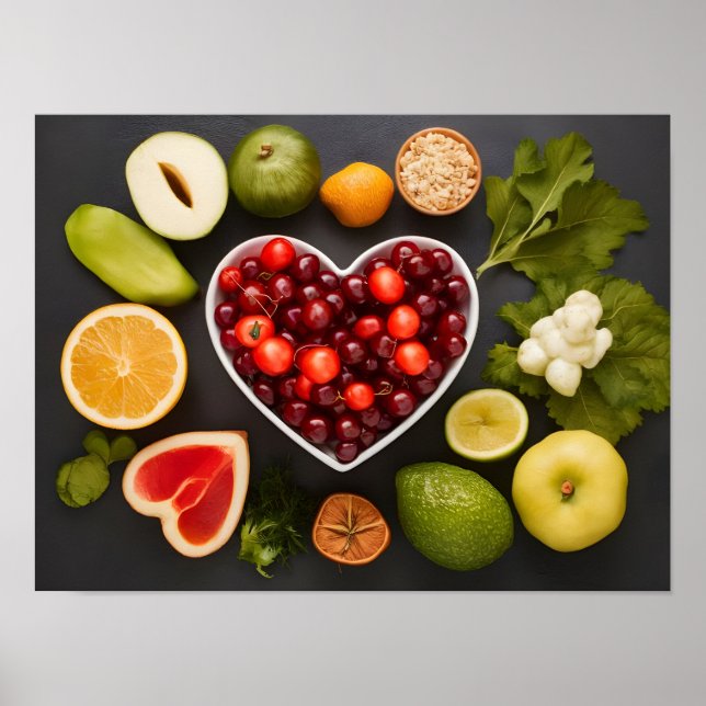 Heart-Healthy Food Selection Poster (Front)